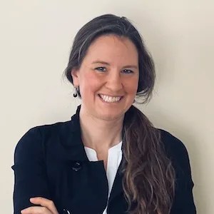 Portrait of Katy Savage.