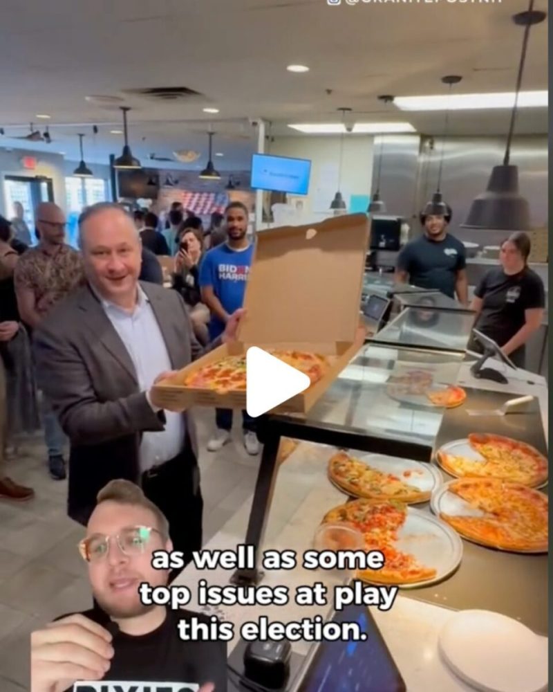 Second Gentleman Doug Emhoff visits NH and gives Granite Post an exclusive interview where he spoke about reproductive rights in a local pizza shop