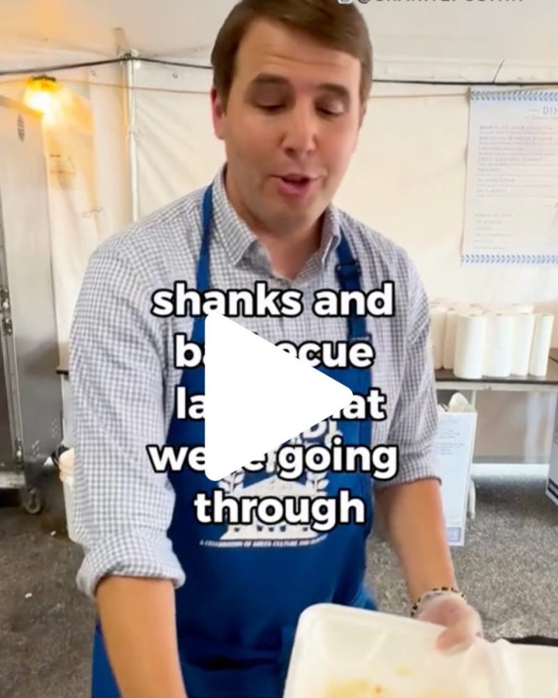 Chris Pappas at Manchester NH's Glendi Greek Festival