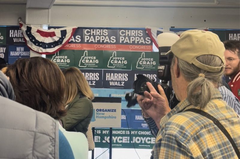 Volunteers gathered in Manchester to kickoff canvassing in the final week prior to the election. (Courtesy Mrinali Dhembla)