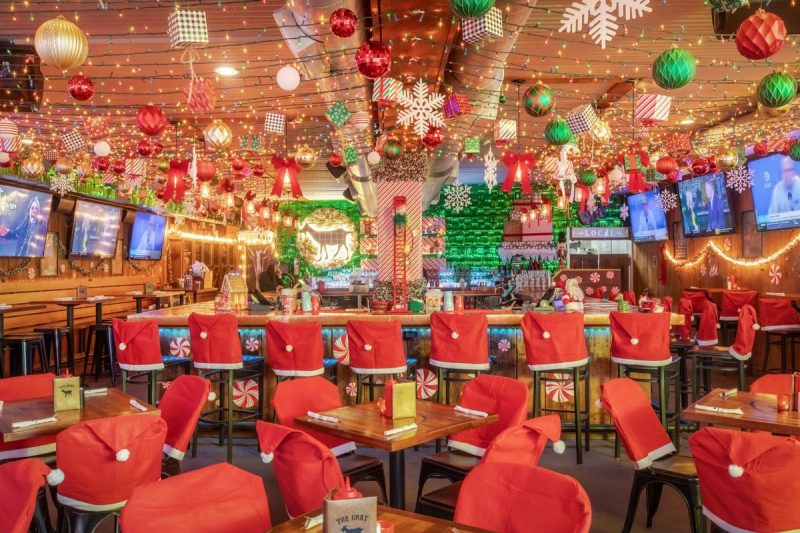 The Goat Bar and Grille's Christmas pop-up bar in Portsmouth. (John Walsh/ Vacation Media)