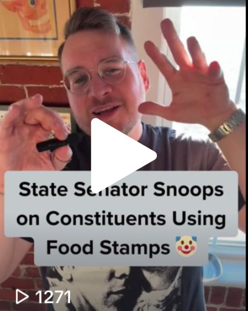 NH Senator judges Food Stamps User