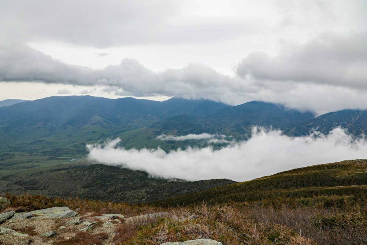 Clouds atop Mount Washington
