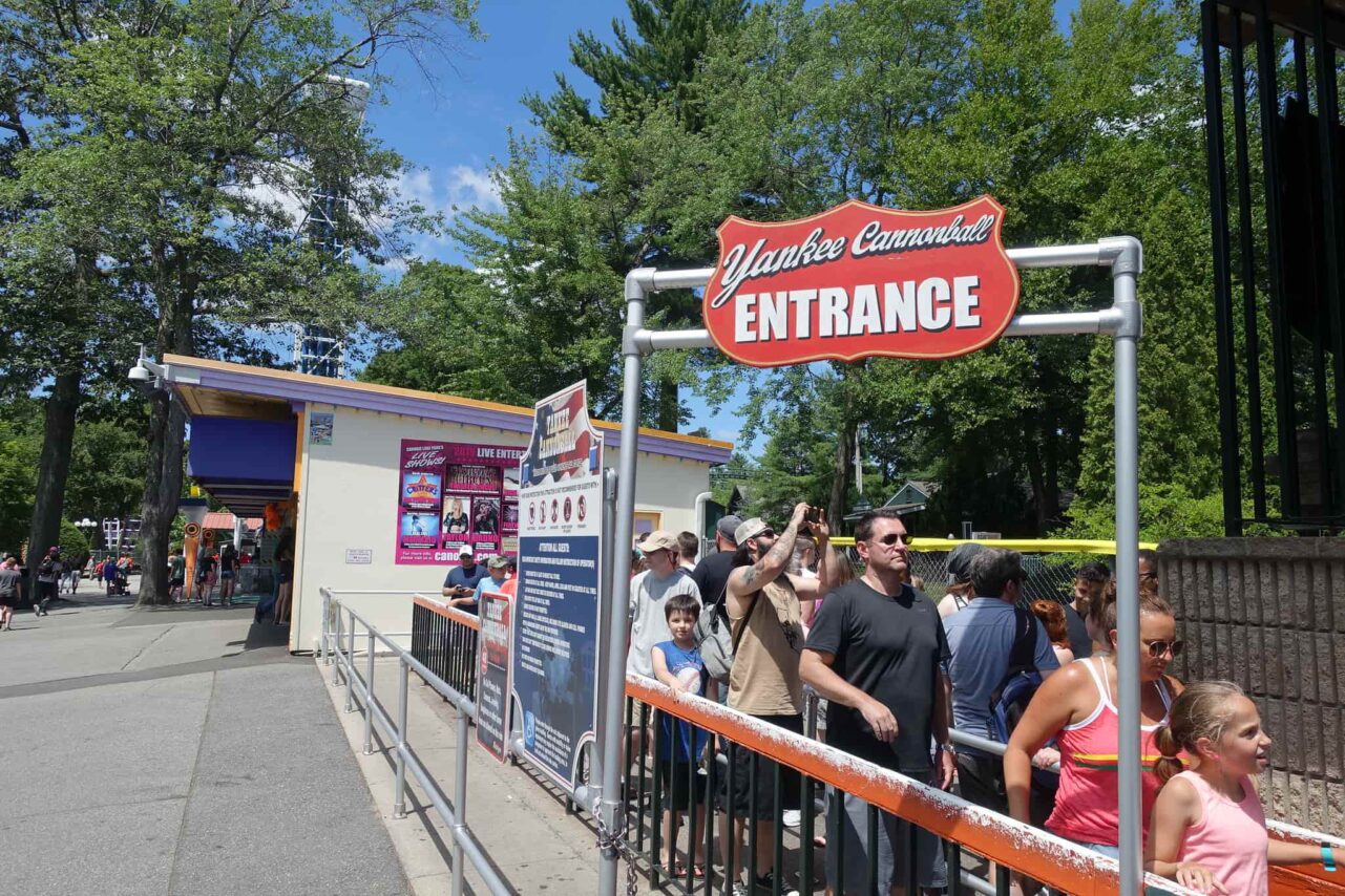 yankee cannonball wooden coaster