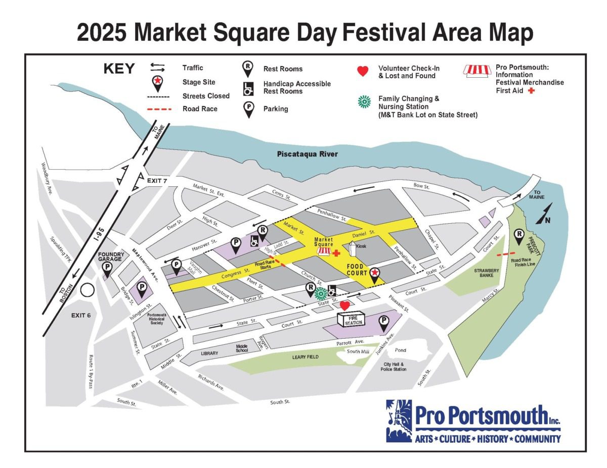 The 2025 Market Square Day Map